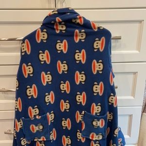 🔥3 for $20 Paul Frank Snuggie blanket / robe.  Fleece,Pockets, tie belt.